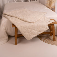 DEVA Steppdecke • Torf-Seide-Füllung • Natürliche Peace Silk • 135 x 200cm