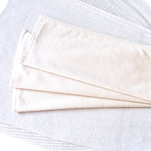 Seiden-Windeleinlage • Pflegend • Natürliche Peace Silk • 100% Seide • Naturbelassen Creme